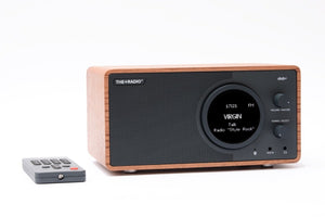 PlusAudio The +Radio DAB+ Rosewood/Anth | Melbourne Hi Fi | Hawthorn VIC