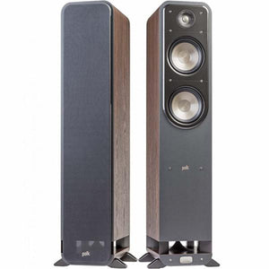 Polk Audio S55 Floor Standing Speaker Walnut