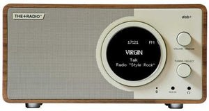 PlusAudio The +Radio DAB+ Walnut/Beige | Melbourne Hi Fi | Hawthorn VIC