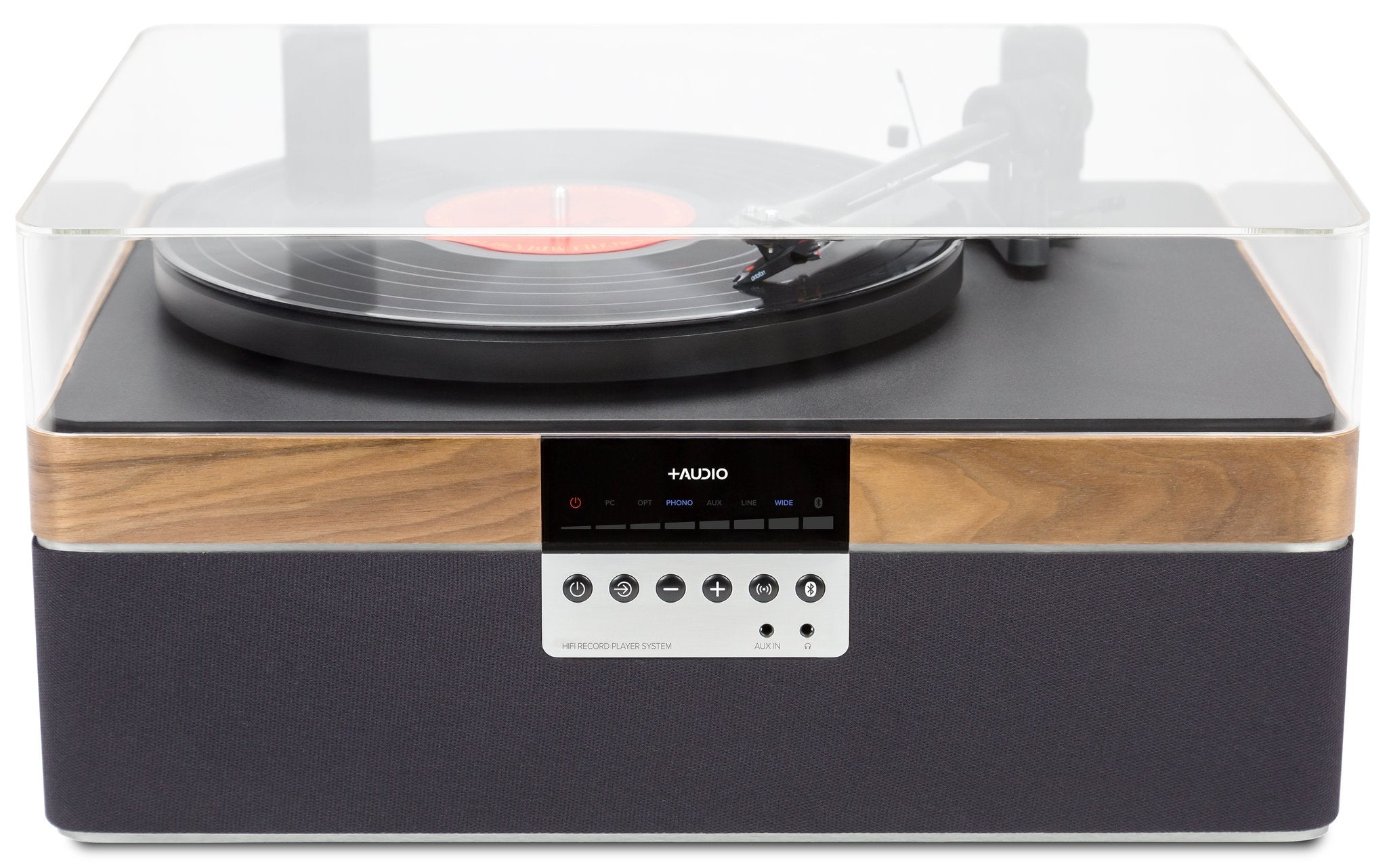 PlusAudio The +Record Player Walnut | Melbourne Hi Fi | Hawthorn VIC