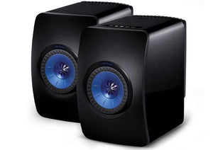 KEF LS50 WIRELESS Gloss Black & Blue