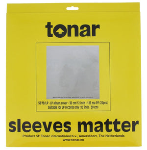 Tonar Plastipap Record Sleeves 25 Pieces